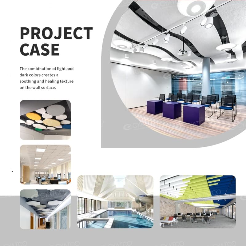 Fiberglass sound absorbing ceiling panel (4)